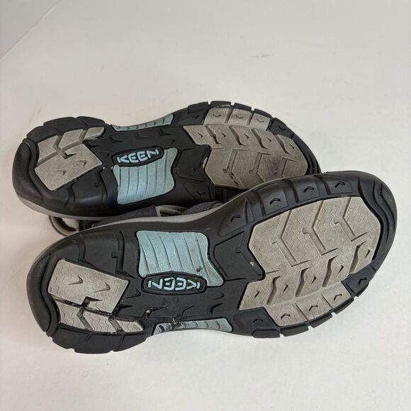 Keen Newport Sandal Women’s 8 Slip On Hiking Outdoor Grey Teal Blue 1018834 - Picture 7 of 9